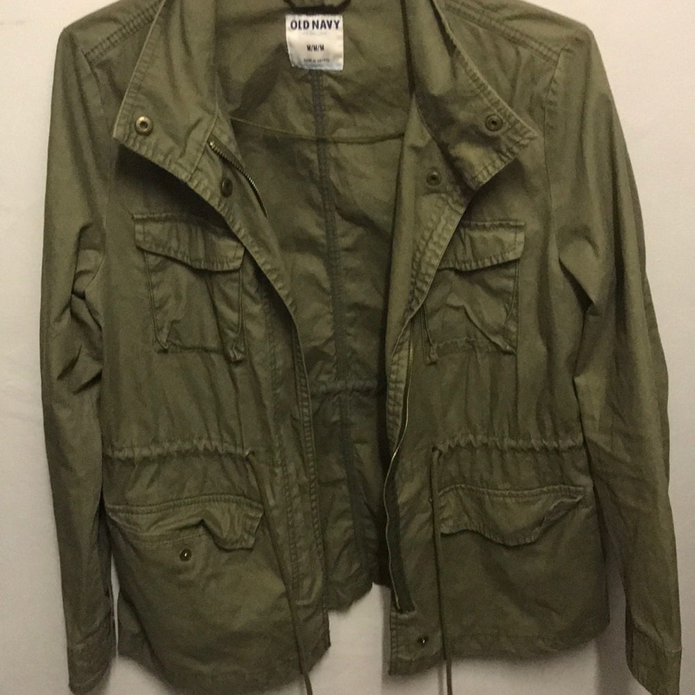 Old navy green utility jacket